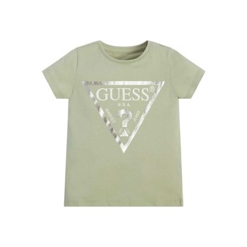 Abbigliamento Bambina T-shirt maniche corte Guess SS T SHIRT CORE Verde