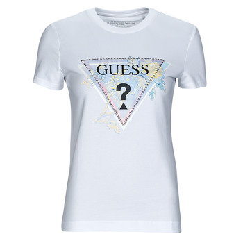 Abbigliamento Donna T-shirt maniche corte Guess SS CN ALVA TEE Bianco