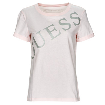 Abbigliamento Donna T-shirt maniche corte Guess SS CN BENITA TEE Rosa
