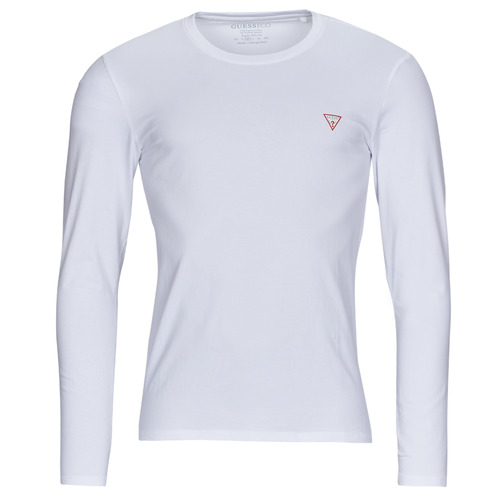 Abbigliamento Uomo T-shirts a maniche lunghe Guess CN LS CORE TEE Bianco