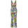 Abbigliamento Donna Tuta jumpsuit / Salopette Guess SS COWL POPLIA OVERALL Multicolore