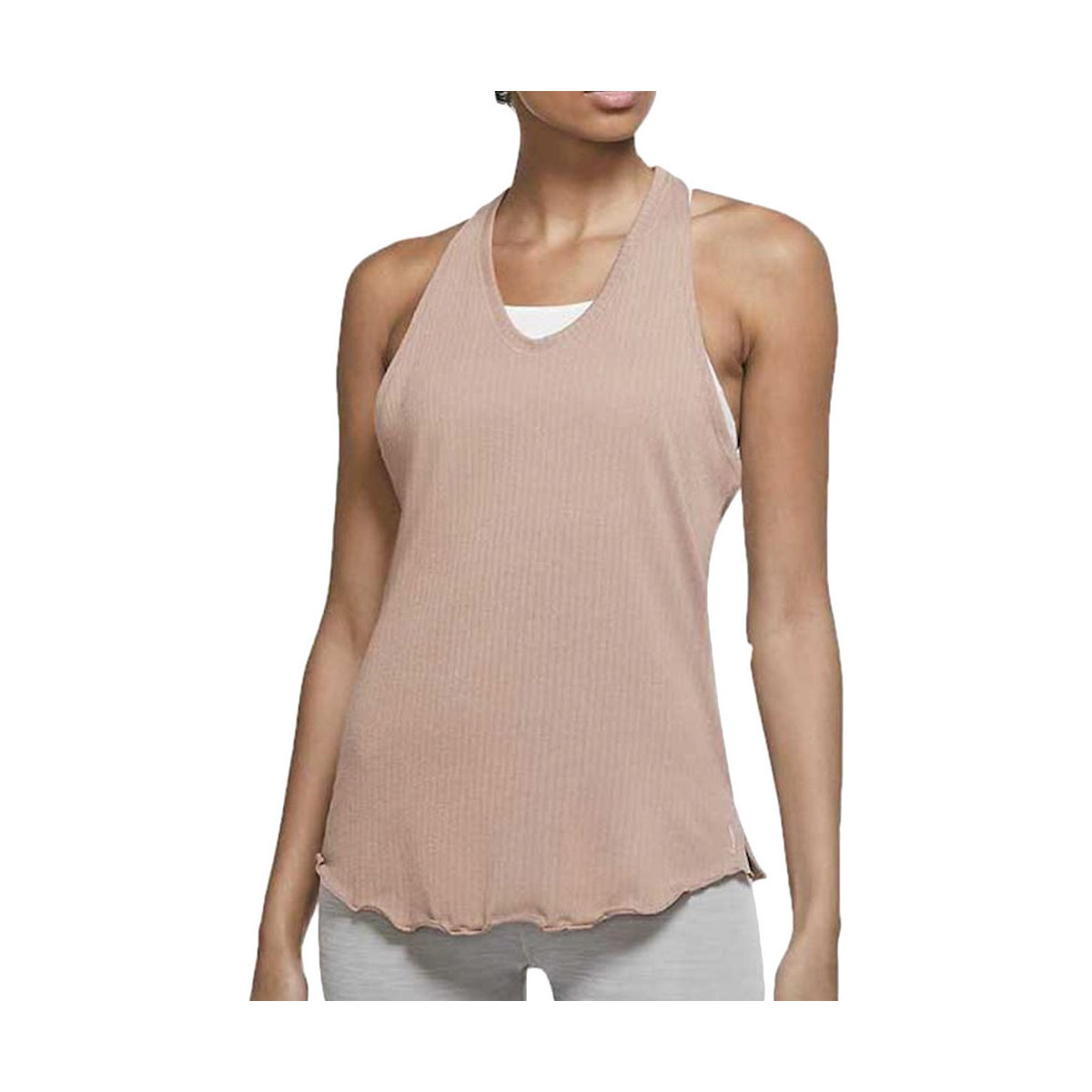 Abbigliamento Donna Top / T-shirt senza maniche Nike CU5375-283 Rosa