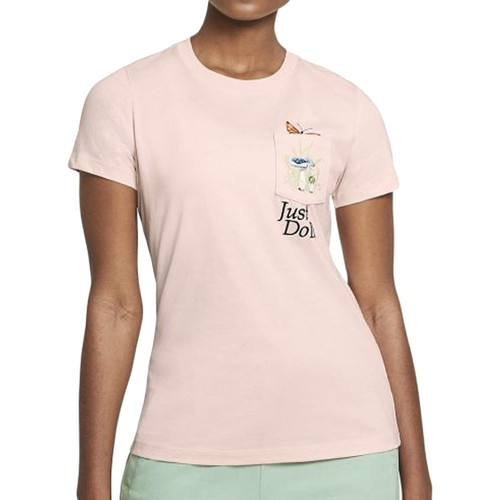 Abbigliamento Donna T-shirt & Polo Nike DD1462-805 Rosa