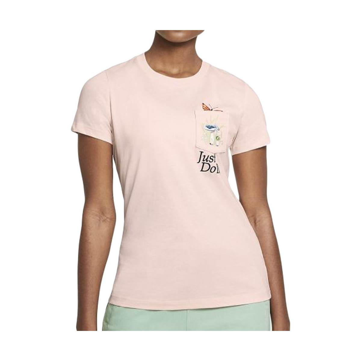 Abbigliamento Donna T-shirt & Polo Nike DD1462-805 Rosa
