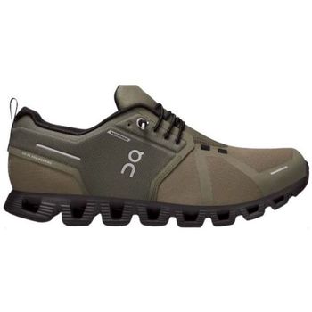 Scarpe Uomo Sneakers On Running Scarpe Cloud 5 Waterproof Uomo Olive/Black Verde