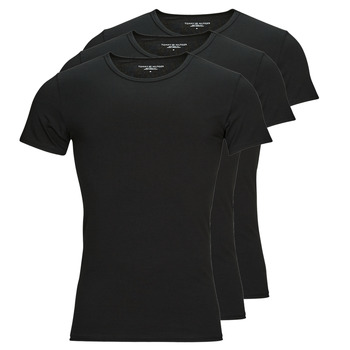 Abbigliamento Uomo T-shirt maniche corte Tommy Hilfiger STRETCH CN SS TEE 3PACK X3 Nero / Nero / Nero