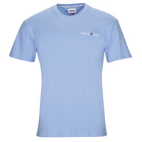 Abbigliamento Uomo T-shirt maniche corte Tommy Jeans TJM CLSC LINEAR CHEST TEE Blu / Cielo