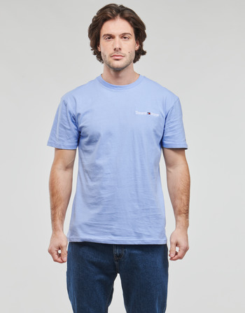 Tommy Jeans TJM CLSC LINEAR CHEST TEE Blu / Cielo