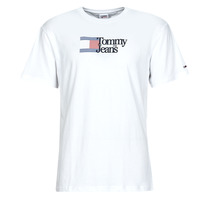 Abbigliamento Uomo T-shirt maniche corte Tommy Jeans TJM CLSC RWB CHEST LOGO TEE Bianco