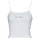 Abbigliamento Donna Top / T-shirt senza maniche Tommy Jeans TJW BBY COLOR LINEAR STRAP TOP Bianco