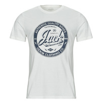 Abbigliamento Uomo T-shirt maniche corte Jack & Jones JJEJEANS TEE SS O-NECK Ecru