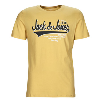 Abbigliamento Uomo T-shirt maniche corte Jack & Jones JJELOGO TEE SS O-NECK Giallo