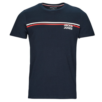 Abbigliamento Uomo T-shirt maniche corte Jack & Jones JJATLAS TEE SS CREW NECK Marine