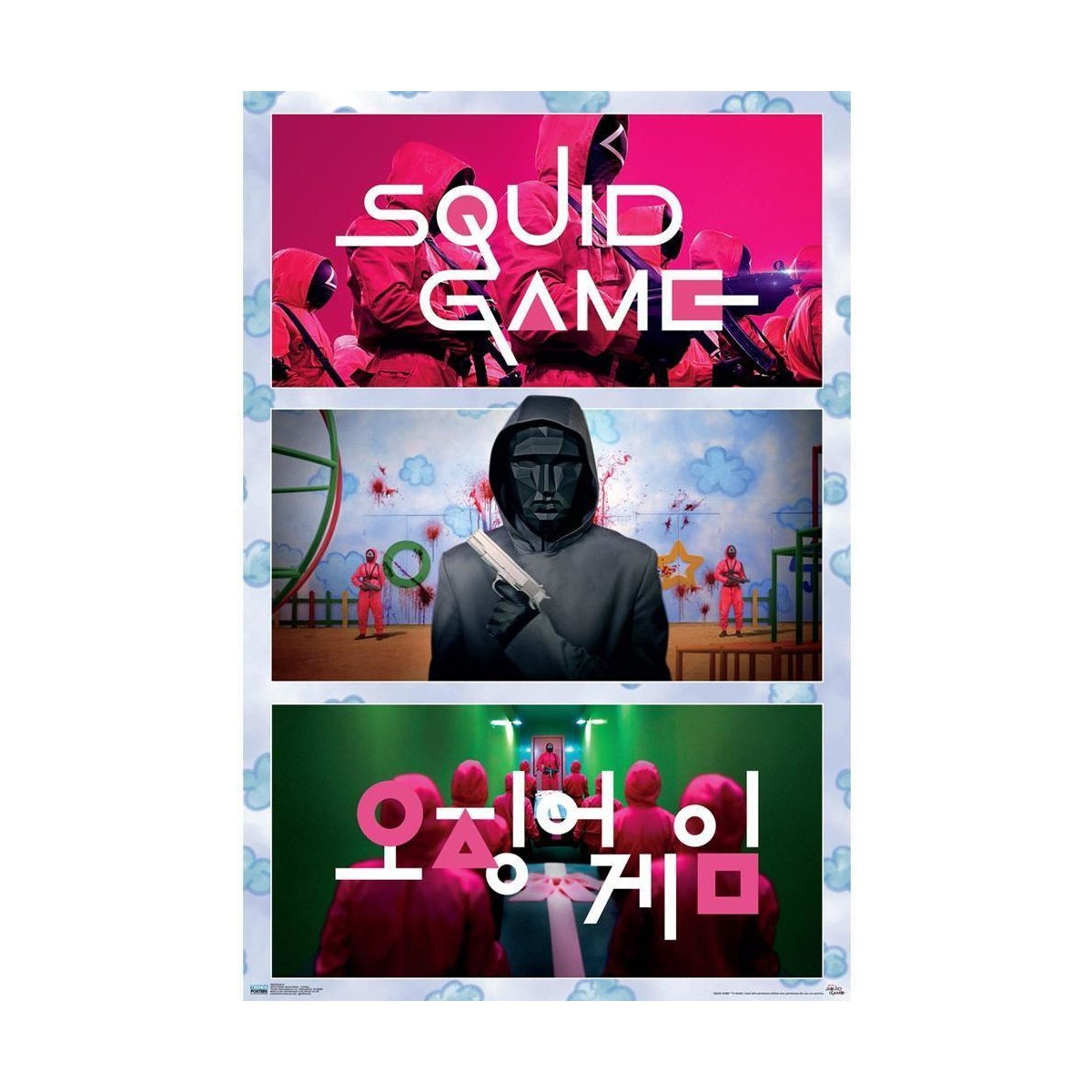Casa Poster Squid Game TA8901 Rosso