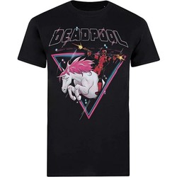 Abbigliamento Uomo T-shirts a maniche lunghe Deadpool TV1056 Nero