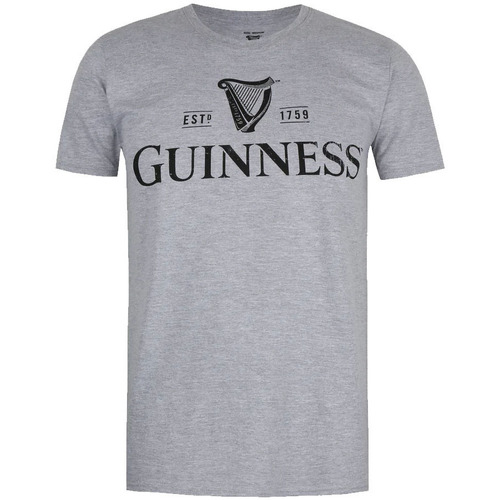 Abbigliamento Uomo T-shirts a maniche lunghe Guinness TV587 Grigio