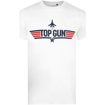 Abbigliamento Uomo T-shirts a maniche lunghe Top Gun  Bianco