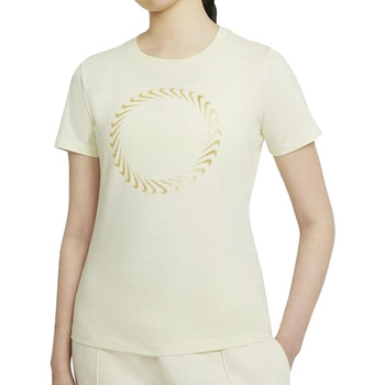 Abbigliamento Donna T-shirt maniche corte Nike DD1230-113 Giallo