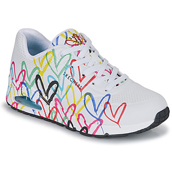 Scarpe Donna Sneakers basse Skechers UNO Bianco / Multicolore