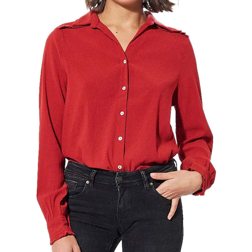 Abbigliamento Donna T-shirts a maniche lunghe Kaporal NOOBAH22W42 Rosso