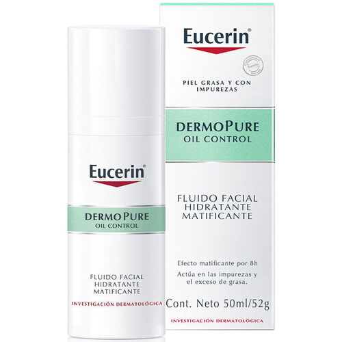 Bellezza Trattamento mirato Eucerin Dermopure Oil Control Fluido Facial Hidratante Matificante 