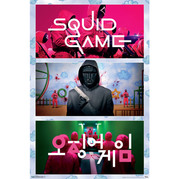 Casa Poster Squid Game SG21150 Multicolore
