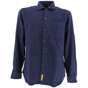 Abbigliamento Uomo Camicie maniche lunghe Bd Baggies Camicia Wichita Uomo Navy Blu