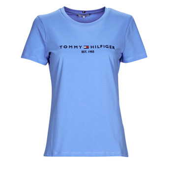 Abbigliamento Donna T-shirt maniche corte Tommy Hilfiger REGULAR HILFIGER C-NK TEE SS Blu