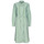 Abbigliamento Donna Abiti corti Tommy Hilfiger ORG CO STRIPE MIDI SHIRT-DRESS Bianco / Verde