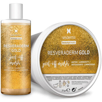 Accessori Donna Maschera Sesderma Beauty Treats Resveraderm Gold Mascarilla Peel Off 25 Gr + 