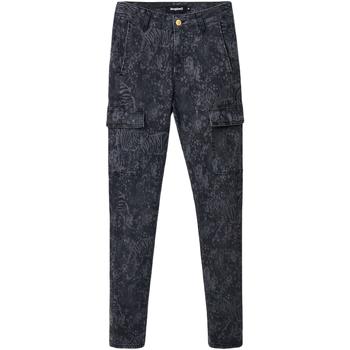 Abbigliamento Donna Jeans slim Desigual 22WWDD18 Nero