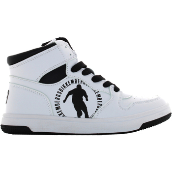 Scarpe Bambino Sneakers basse Bikkembergs junior sneakers alte K3B9-20962-1355X002 (30/34) Bianco / nero