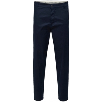 Abbigliamento Uomo Pantaloni Selected Slim Tape Repton 172 Flex Pants - Dark Sapphire Blu