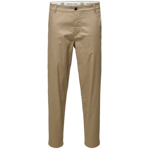 Abbigliamento Uomo Pantaloni Selected Slim Tape Repton 172 Flex Pants - Chinchilla Beige