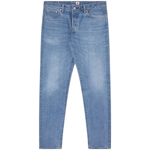 Abbigliamento Uomo Pantaloni Edwin Regular Tapered Jeans - Blue Light Used Blu