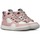 Scarpe Unisex bambino Derby Naturino Sneakers in pelle con zip FINNIX ZIP. rosa