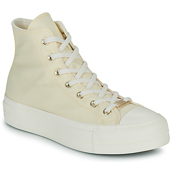 Scarpe Donna Sneakers alte Converse CHUCK TAYLOR ALL STAR LIFT HI Beige / Bianco