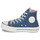 Scarpe Donna Sneakers alte Converse CHUCK TAYLOR ALL STAR LIFT PLATFORM DENIM FASHION HI Blu