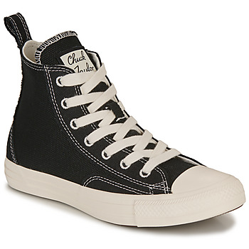 Scarpe Donna Sneakers alte Converse CHUCK TAYLOR ALL STAR-BLACK/BLACK/EGRET Nero