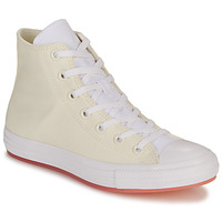 Scarpe Donna Sneakers alte Converse CHUCK TAYLOR ALL STAR MARBLED-EGRET/CHEEKY CORAL/LAWN FLAMINGO Bianco / Beige