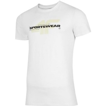 Abbigliamento Uomo T-shirt maniche corte 4F TSM032 Bianco