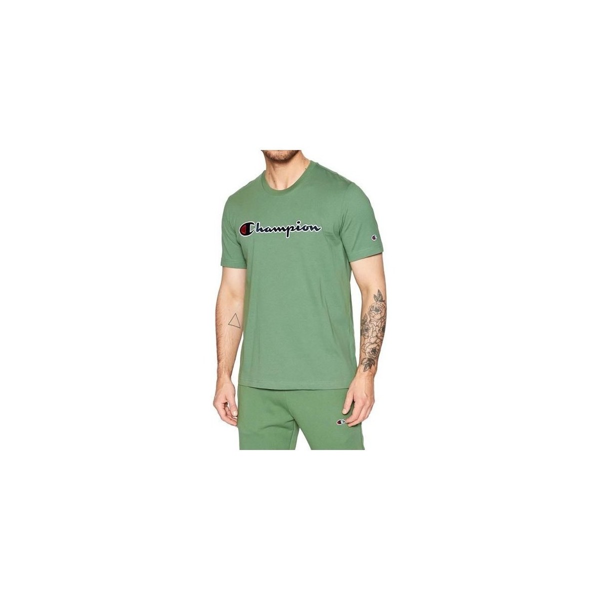 Abbigliamento Uomo T-shirt maniche corte Champion 217814GS098 Verde
