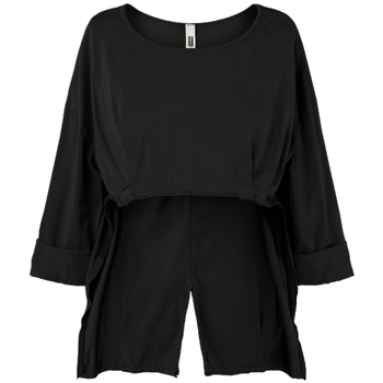 Abbigliamento Donna Top / Blusa Wendy Trendy Top 110809 - Black Nero