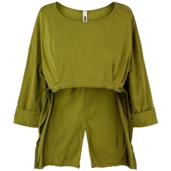 Abbigliamento Donna Top / Blusa Wendy Trendy Top 110809 - Olive Verde