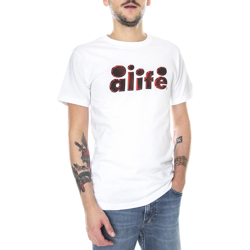 Abbigliamento Uomo T-shirt & Polo Alife 2 Tone Bubble Graphic T-hirt Bianco