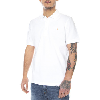Abbigliamento Uomo T-shirt & Polo Farah ens Blanes Polo Shirt Bianco