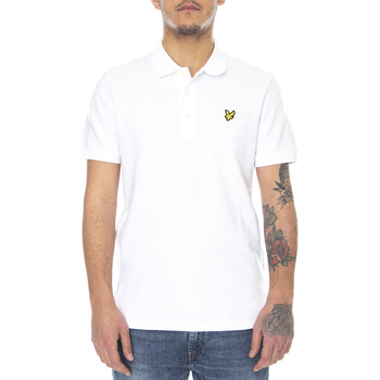 Abbigliamento Uomo T-shirt & Polo Lyle & Scott Mens Plain Polo Shirt Bianco