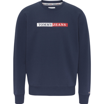 Abbigliamento Uomo Felpe Tommy Jeans Reg Essential Graphic Crew Sweater Blu