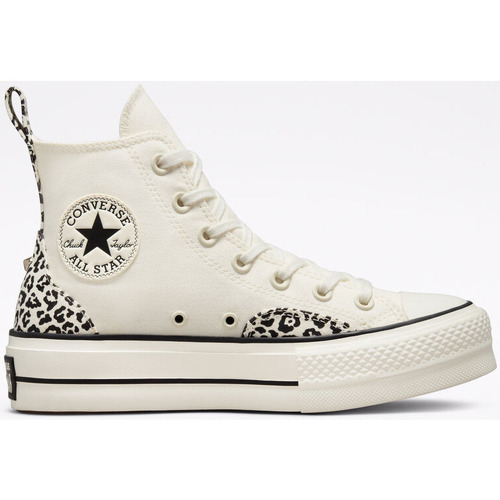 Scarpe Donna Sneakers Converse CT All Star Lift Platform Animalier Sneakers donna Bianco
