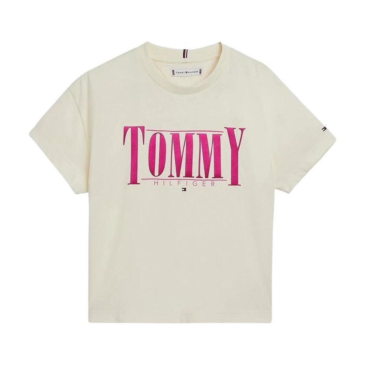 Abbigliamento Bambina T-shirt & Polo Tommy Hilfiger  Bianco